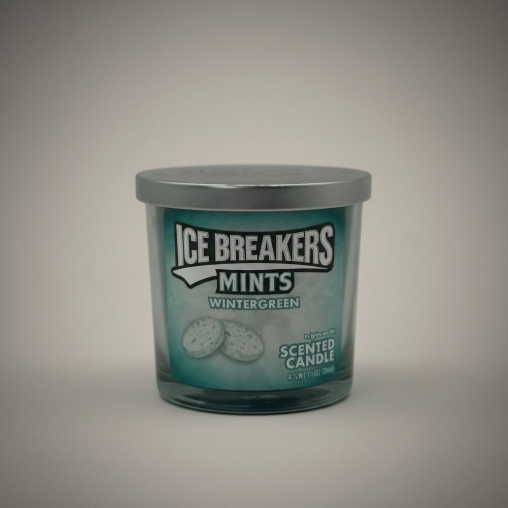 Ice Breakers Wintergreen Sugar Free Mints - Cooling Crystals - 14 oz Party Bag